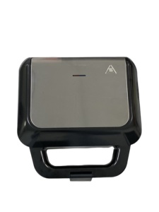 Machine à sandwichs petit-déjeuner multifonctionnelle 750W de haute qualité, gaufrier et panini, couleur noire, en promotion - Product Image 5