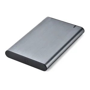 Caixa de disco rígido de liga de alumínio, gabinete de disco rígido externo hdd ssd usb 3.0 sata 2.5"