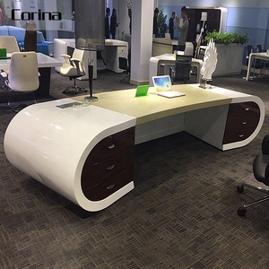 Escritorio de Oficina Moderno de Superficie Sólida Acrílica, Escritorio Ejecutivo, Escritorios <span class=keywords><strong>Google</strong></span> - Product Image 4