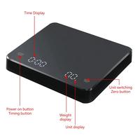 0.1g High Precision Electronic Scale 0~3KG Weighing Measuring Tools Kitchen Scale With Timer Ounce/ml/gram Measuring Tool