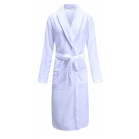Vanfound 10010 peignoir Couple flanelle hôtel chemise de nuit automne hiver blanc femmes robe du matin longue corail polaire hommes pyjamas