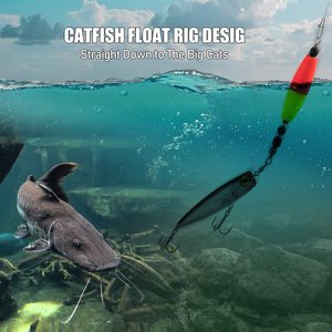 Flotteurs de pêche pour poisson-chat de 6,7 pouces, flotteurs Santee Cooper, flotteurs à grincement, flotteurs à picots, montages d'appât pour eau salée, pour montages d'appât pour poisson-chat - Product Image 5