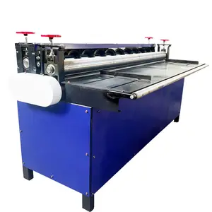 rubber slitting cutting machine with PLC rubber sheet cutter rubber strip slicing machine