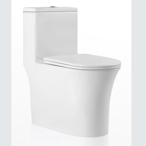 Chất Lượng Cao Một Mảnh Siphon Gốm Nhà Vệ Sinh Kép Xả Trên Nhấn Thiết Kế Hiện Đại Cho Biệt Thự Nhà Vệ Sinh Trường Nhà Vệ Sinh Sử Dụng - Product Image 2