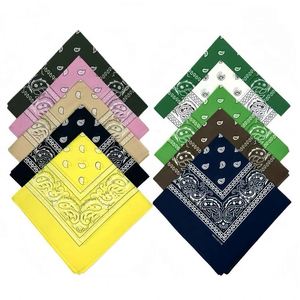Bandana personnalisée colorée, bandana carré en soie personnalisé, bandana classique imprimé, bandana personnalisé avec logo, bandana en coton rouge - Product Image 3