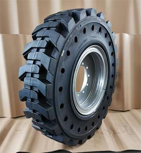 Bán buôn nhà sản xuất trực tiếp rắn lốp với rim cho Genie telehandler GTH-844 bánh xe 13.00-24 <span class=keywords><strong>1300x24</strong></span> 10.00 rim - Product Image 2