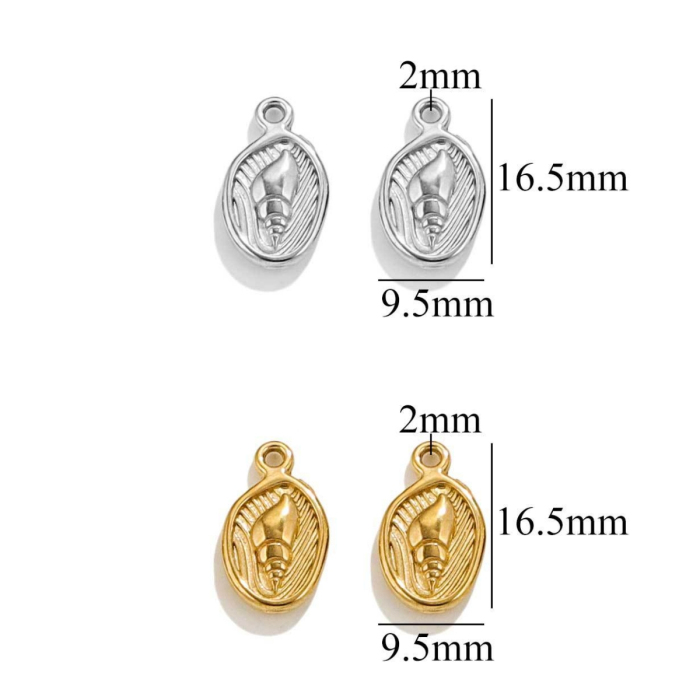 Conch charms 667