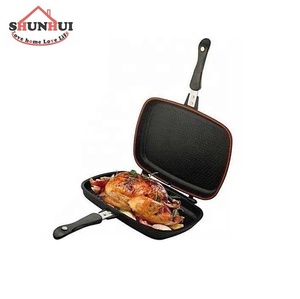 12-Inch <span class=keywords><strong>Die</strong></span> <span class=keywords><strong>Cast</strong></span> Nhôm Đôi Fry <span class=keywords><strong>Pan</strong></span> 32Cm Hình Vuông Cảm Ứng Dưới Đôi Mang <span class=keywords><strong>Pan</strong></span> - Product Image 5