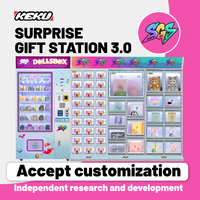 Distributeur automatique de cadeaux en métal personnalisable avec fonction SDK, combinaison de grilles de rangement, marque KEKU