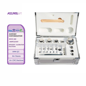 Poids de calibration en acier inoxydable non magnétique E2 F1 classe <span class=keywords><strong>1mg</strong></span>-500g, pour microgrammes et balances, ensemble de poids de calibration - Product Image 1