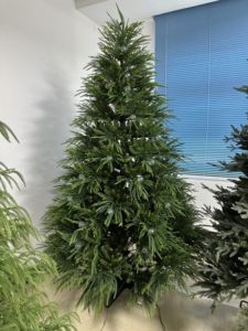 Bán buôn 4ft 5ft 6ft 7ft 8ft Pre thắp sáng cây nhân tạo cao cấp vân sam nhân tạo Cây giáng sinh PVC PE màu xanh lá cây nhân tạo <span class=keywords><strong>Xmas</strong></span> cây - Product Image 2