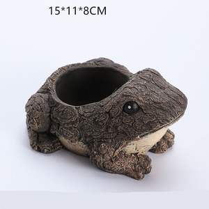 <span class=keywords><strong>Maceta</strong></span> <span class=keywords><strong>de</strong></span> Cemento con Forma <span class=keywords><strong>de</strong></span> <span class=keywords><strong>Tortuga</strong></span> <span class=keywords><strong>de</strong></span> Dibujos Animados, Decoración Creativa para Mesa <span class=keywords><strong>de</strong></span> Hogar, Estaca <span class=keywords><strong>de</strong></span> Madera - Product Image 3