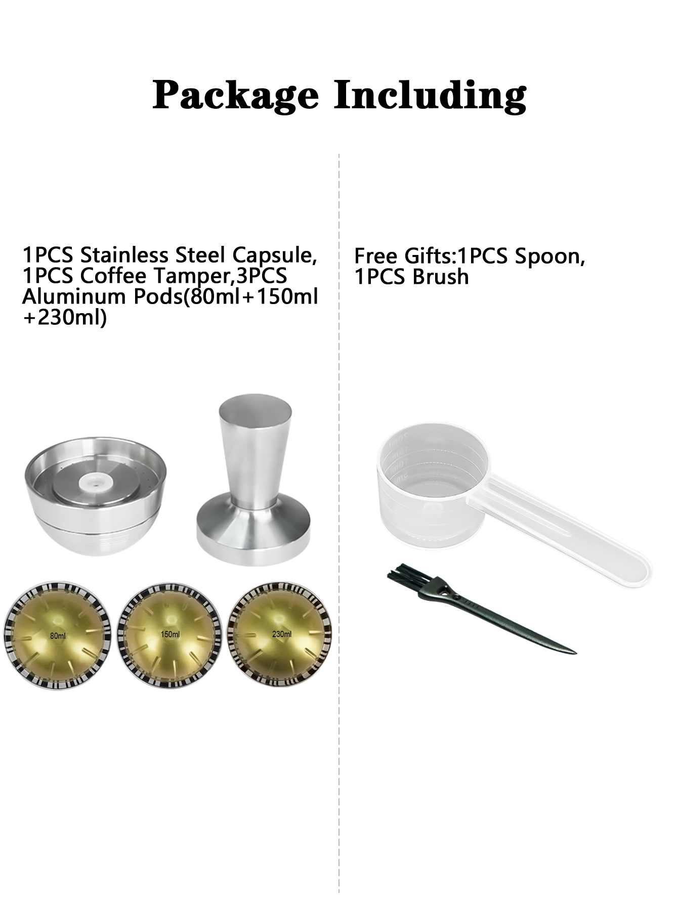 ทอง (แคปซูล 1 ชิ้น, แทมเปอร์ 1 ชิ้น, พ็อด 3 ชิ้น)