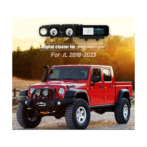 หน้าจอคู่ขนาด12.3นิ้วสำหรับ JEEP Wrangler JL 2018-2023มัลติมีเดียแอนดรอยด์แผงหน้าปัดดิจิตอล - Product Image 1