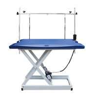 Table de toilettage professionnelle pour chiens et animaux de compagnie, nouvelle conception, en acier inoxydable et caoutchouc, électrique, élévatrice