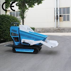 Livraison gratuite Mini Crawler Dumper multifonctionnel à chenilles MINI Dumper 500kg 800KG Mini Transporter Dump Truck pour la construction - Product Image 3