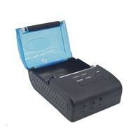 Imprimante thermique pour reçus de 58mm, bon marché, support portable android et iOS, mini autocollant de point de vente portable, avec ruban, pour billet