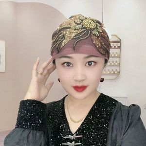 Beautiful Islamic women's ethnic headscarves, <b>hats</b>, headbands, and turban caps - Product Image 3