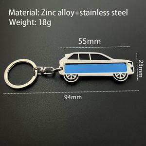 Porte-clés de voiture en métal vierge pour gravure laser, plaque anti-perte en acier inoxydable, sous licence usine - Product Image 3
