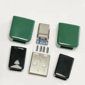 Cheap price housing plastics charger usb connector cover abs plastic cases for usb device usb plastic case