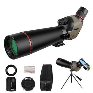 Telescopio Terrestre 20-60x80 con Trípode y Soporte para Teléfono, Completamente Multicapa, BAK4, Alta Definición, Impermeable, para Observación de Aves y Vida Silvestre - Product Image 3
