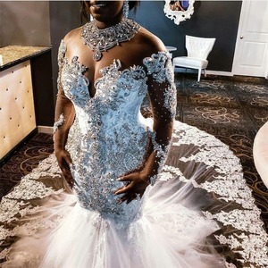 elegant beaded evening dresses Long Sleeves Beaded Evening Dress CD0239 – Sparkly Gowns main image 0