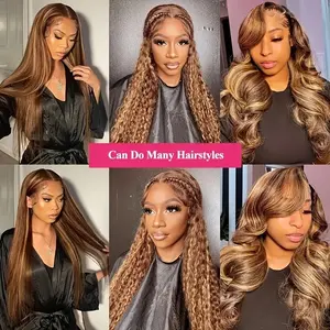 100% парик из натуральных волос на фронтальной сетке, 13x6, 13x4 - Product Image 4