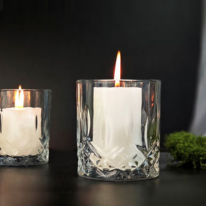 200ml 320ml Whisky à l'ancienne avec cire de sable Ensembles de cire de soja pour bougie à la main Peinture bougie d'art de sable dans une tasse - Product Image 2