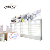 Stand d'exposition TIANYU, matériel pour stands de produits, stands 3x3, présentoir de bijoux pour salons professionnels en extérieur