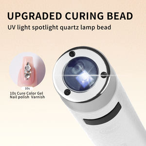 Snrqi Oplaadbare Draagbare G1 Draadloze <span class=keywords><strong>Mini</strong></span> <span class=keywords><strong>Uv</strong></span> Led-Nagellamp Voor Manicures Salon Slimme Sensor Ai Nagellamp Snel Droog Uithardende Gel - Product Image 4