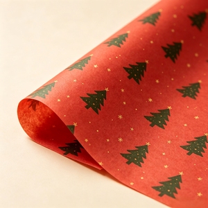 Red <strong>Green</strong> Packaging <strong>Paper</strong> Holiday Party Favor Gift Wrapping <strong>Paper</strong> Custom Color Printing Christmas <strong>Tissue</strong> <strong>Paper</strong> - Product Image 3