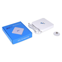 Antenne omnidirectionnelle carrée à gain élevé 35dBi 4G LTE avec base magnétique puissante et connecteur SMA pour routeur 4G