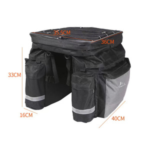 Étanche cyclisme voyage navettage extérieur vélo <span class=keywords><strong>porte</strong></span>-bagages arrière <span class=keywords><strong>porte</strong></span>-bagages extensible grande capacité vélo selle sacs - Product Image 3