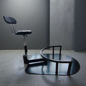 2026 Professional 360 <b>Rotating</b> Barber Technician <b>Chair</b> Heavy-Duty Hydraulic Pump Modern Design Portable Black - Product Image 6