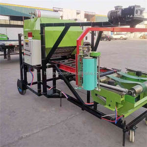 Dernier modèle de machine à presser ronde Machine à balles et à emballer pour ensilage d'herbe de maïs Prix de la machine à emballer les balles rondes de foin comprimé - Product Image 5