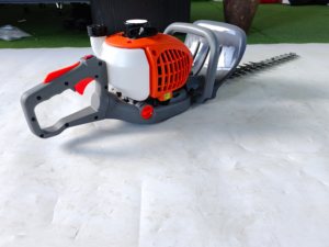 Taille-<span class=keywords><strong>haie</strong></span> UM 34F avec moteur puissant, outil <span class=keywords><strong>de</strong></span> jardinage orange et gris, machine à tondre les broussailles - Product Image 2