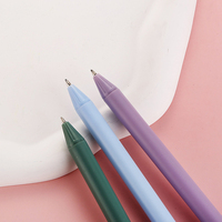 Stylos à bille en gel de couleur unie Morandi Macaron pour l'apprentissage, la papeterie et le bureau