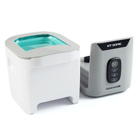GT SONIC 1.3L Pembersih Ultrasonik Elektrik 40kHz 50W untuk Botol Bayi Penggunaan Rumah Tangga dan Komersial Tangki Baja Tahan Karat SUS304 4-Timer