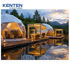 KENTEN permanente glamping tenda struttura esterna hotel domo domes tenda campeggio all'aperto tende glamping con bagno per airbnb - Product Image 2