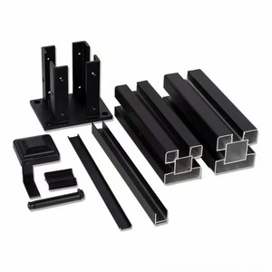 Kit de clôture de jardin en WPC résistant au vent, avec poteaux en aluminium de 6 pieds et panneaux composites pour clôture extérieure d'intimité - Product Image 5