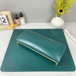 Reposabrazos de Cuero PU para Manicura, Mueble de Salón Fácil de Limpiar, Almohadilla de Soporte Duradera para Manicura, Accesorio Moderno para Estudio de Belleza - Product Image 5
