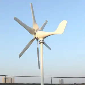 Windenergie Thuis Gebruik Hoge Efficiëntie 600W 800W 1000W 1500W 24V 48V 96V Generator Horizontale Windturbine