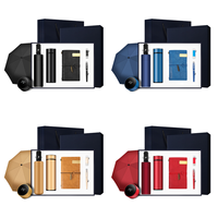 Ensemble de parapluie pour ordinateur portable de luxe A6, combinaison différente, vente en gros, ensembles cadeaux personnalisés, articles cadeaux d'entreprise