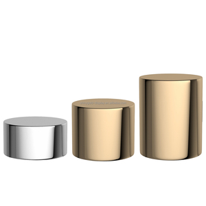 Bolsa de joyería de plata y oro cromado personalizada, exhibición de maniquíes en la isla, plataforma que fluye, tienda de ropa, mesa de exhibición - Product Image 1