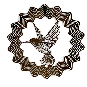 Ahuyentador de Aves Metálico Colgante de 6 Pulgadas con Bola Roja, Decoración de Jardín, Control de Plagas en Exteriores - Product Image 2