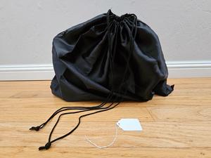 Sacs cadeaux de luxe en satin de soie imprimés sur mesure 50*40CM avec cordon de serrage, pochette anti-poussière pour sac à main, sous-vêtements, emballage de sèche-cheveux, motif géométrique - Product Image 3