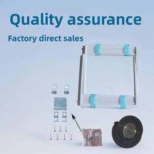 Climatiseur de fenêtre mobile à double volet, avec accessoire en <span class=keywords><strong>PVC</strong></span> pour tuyau de climatisation, pour la ventilation des prises d'air en Thaïlande - Product Image 1