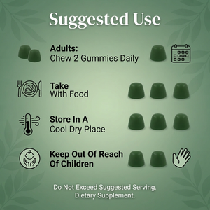 Gummies aux mélange de légumes verts OEM ODM, 60 unités, en vrac, marque privée - Product Image 2