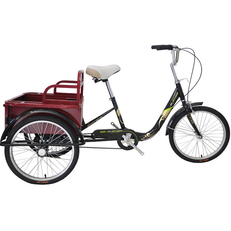 Tricycle for adults mopping with disabilities