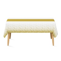 Nappe de table géométrique jetable personnalisée pour fêtes d'anniversaire, restaurants et mariages transfrontaliers